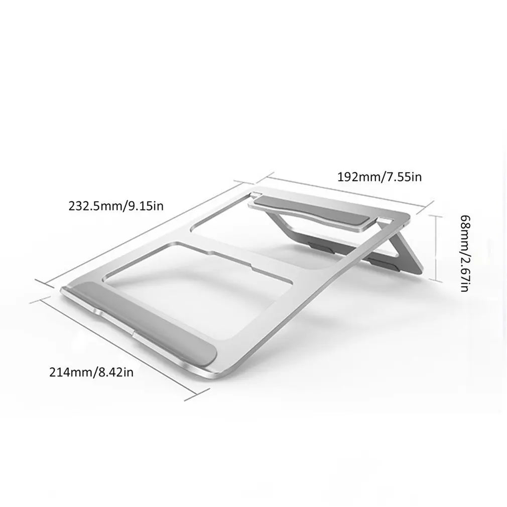 Laptop Tablet Stand Universal Adjustable Aluminium Alloy Foldable Stand Desktop Holder for Macbook 10''-15.6'' Laptop Notbebook