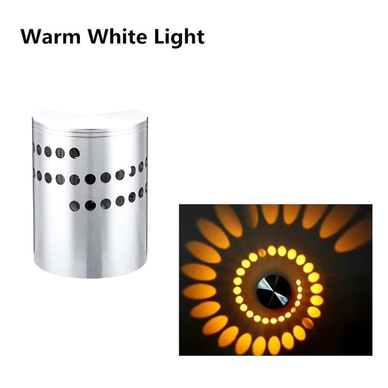 Creative RGB LED Wall Light Modern Led Lights Fixture Luminous Lighting Sconce AC85-265V Indoor Wall Bar KTV Room Decoration